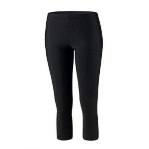 Legginsy kąpielowe Beco Beactive damskie czarne 3/4. Czarne legginsy 47 Brand, bez wzorów, z elastanu. Za 225,99 zł.