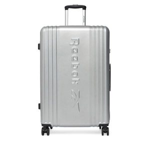 Walizka duża Reebok. Szare walizki Reebok, bez wzorów, duże. Za 349,99 zł.