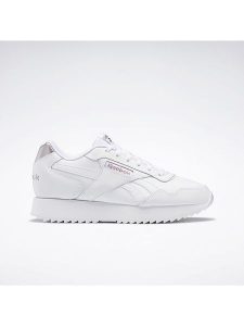 Reebok Skórzane sneakersy "Classic" w kolorze biało-jasnoróżowym rozmiar: 40. Białe trampki Reebok, bez wzorów, bez zapięcia. Za 226,24 zł.