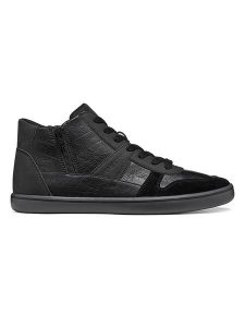 Geox Sneakersy "Elver" w kolorze czarnym rozmiar: 44. Czarne trampki Geox, bez wzorów, za kostkę, bez zapięcia. Za 329,95 zł.