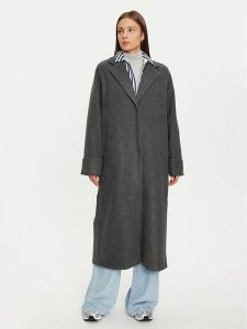 Noisy May Płaszcz przejściowy Caddy 27031306 Szary Loose Fit. Szare płaszcze Noisy may, l, bez wzorów, z syntetyku, bez kaptura. Za 279,99 zł.