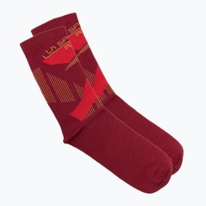 Skarpety La Sportiva Outdoor Fun. Czerwone skarpetki La Sportiva, bez wzorów. Za 99,99 zł.