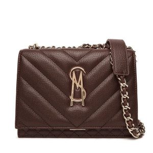 Torebka Steve Madden. Brązowe listonoszki Steve Madden, bez wzorów, bez dodatków. Za 319,99 zł.