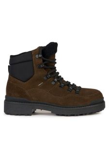 Geox Trapery D Nevegal B Abx D36UPD 022FU CB39B Brązowy. Brązowe buty zimowe Geox, ze skóry, bez obcasa, bez zapięcia. Za 849,99 zł.