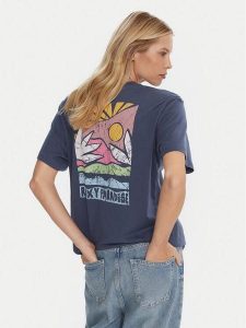 Roxy T-Shirt Hangloose Poster ERJZT06018 Niebieski Regular Fit. Niebieskie t-shirty Roxy, l, bez wzorów, z bawełny, bez kołnierzyka, bez ramiączek. Za 129,99 zł.