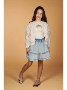 Le Chic Kurtka "Elblou" w kolorze żółtym rozmiar: 116. Żółte kardigany Le Chic, z koronki. Za 109,78 zł.