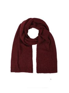 TATUUM Szal w kolorze bordowym - 185 x 33 cm rozmiar: onesize. Czerwone szaliki Tatuum, bez wzorów, z materiału. Za 82,99 zł.