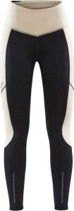 Legginsy damskie Craft Adv Essence Warm. Brązowe legginsy Craft, bez wzorów, z materiału, z podwyższonym stanem, długie. Za 336,40 zł.