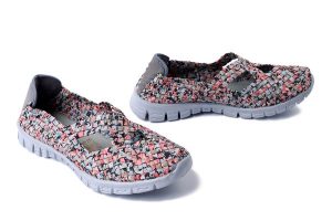 ROCK SPRING Carioca X black salmon, półbuty letnie damskie. Czarne półbuty Rock Spring, na lato, bez wzorów, bez obcasa, bez zapięcia. Za 153,93 zł.
