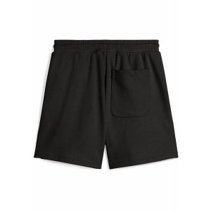 Damskie szorty HER 5" z wysokim stanem PUMA Black. Czarne szorty Puma, bez wzorów, z podwyższonym stanem. W wyprzedaży za 109,00 zł.