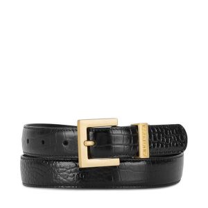 Pasek Damski GINO ROSSI. Czarne paski Gino Rossi, bez wzorów. Za 129,99 zł.