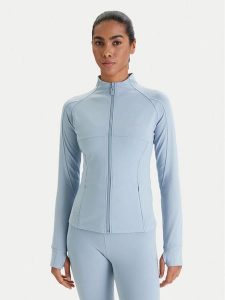 Guess Bluza V6RP15 KD952 Niebieski Slim Fit. Niebieskie bluzy Guess, xl, z aplikacjami, z syntetyku, bez kaptura. Za 349,99 zł.