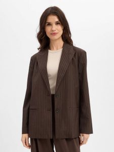 JJXX marynarka oversize Kobiety brązowy, XL. Brązowe marynarki i żakiety JJXX, xl, bez wzorów, biznesowe. Za 399,95 zł.