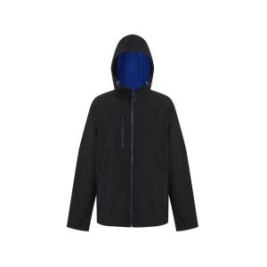 Kurtka wodoodporna z kapturem Regatta Navigate. Niebieskie kurtki Regatta, na lato, bez wzorów, z kapturem. Za 268,50 zł.