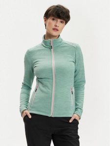 CMP Bluza techniczna 30E9686 Zielony Regular Fit. Zielone bluzy CMP, bez wzorów, z syntetyku, bez kaptura. Za 209,99 zł.