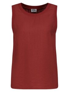 Sublevel Top w kolorze bordowym rozmiar: M. Czerwone topy Sublevel, m, bez wzorów, bez kołnierzyka, bez ramiączek. Za 43,99 zł.