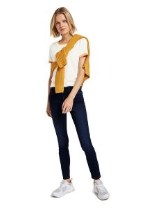 Tom Tailor Dżinsy - Slim fit - w kolorze granatowym rozmiar: XS/L32. Niebieskie jeansy Tom Tailor, bez wzorów. Za 61,46 zł.