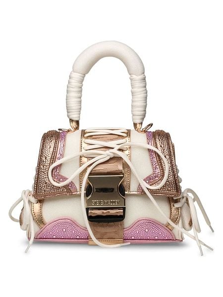 Steve Madden Torebka w kolorze kremowym - 23 x 16 x 9 cm rozmiar: onesize. Brązowe torebki klasyczne Steve Madden, bez wzorów, z materiału, przez ramię, bez dodatków. Za 232,23 zł.