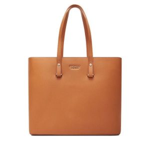 Torebka Nine West. Brązowe shopper bag Nine West, bez wzorów, bez dodatków. Za 249,99 zł.