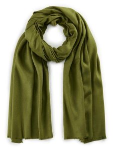 Codello Szal w kolorze khaki - 180 x 65 cm rozmiar: onesize. Brązowe szaliki Codello, bez wzorów, z materiału. Za 96,60 zł.