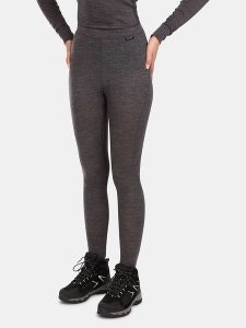 Kilpi Wełnaine legginsy funkcyjne "Mavora" w kolorze szarym rozmiar: 46. Czarne legginsy Kilpi, bez wzorów, z materiału, outdoorowe. Za 256,54 zł.