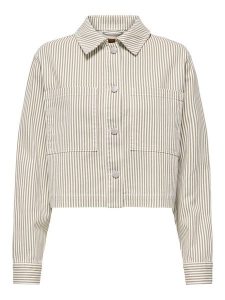 ONLY Kurtka dżinsowa w kolorze beżowym rozmiar: XL. Brązowe kurtki ONLY, xl, bez wzorów, z bawełny, bez kaptura. Za 118,01 zł.