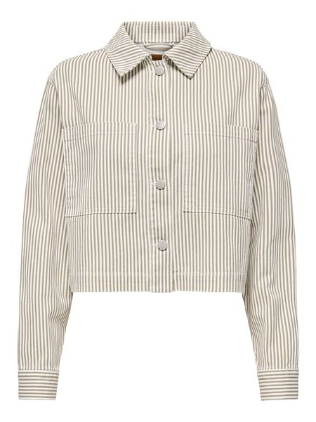 ONLY Kurtka dżinsowa w kolorze beżowym rozmiar: XL. Brązowe kurtki ONLY, xl, bez wzorów, z bawełny, bez kaptura. Za 118,01 zł.