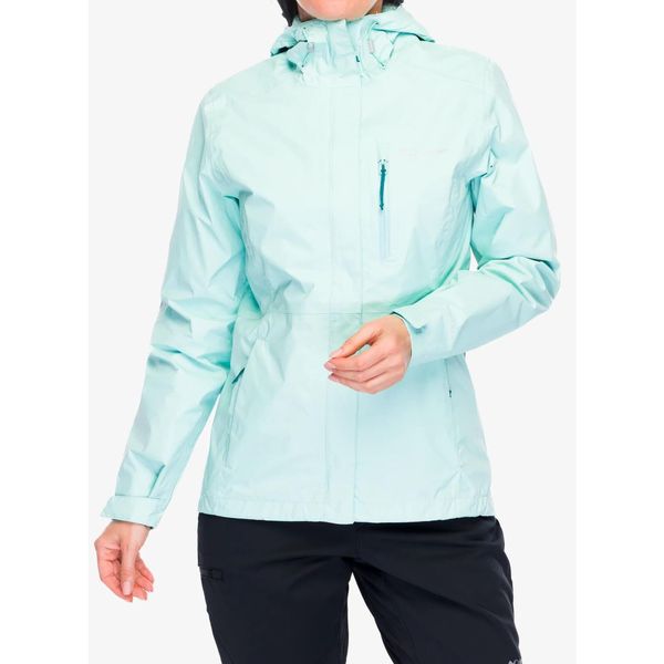 Kurtka przeciwdeszczowa damska Columbia Pouring Adventure III Jacket. Zielone kurtki Columbia, bez wzorów, bez kaptura. Za 298,99 zł.