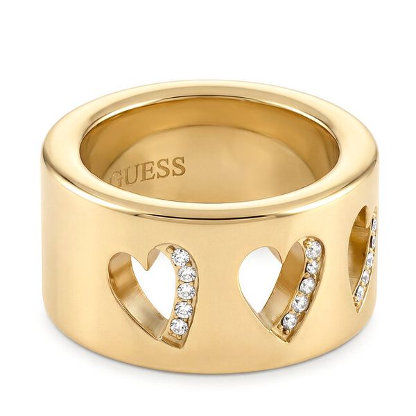 Pierścionek Guess. Żółte pierścionki Guess, złote. Za 210,99 zł.