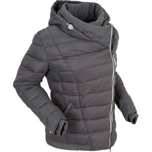 Kurtka pikowana outdoorowa bonprix szary. Kurtki marki bonprix. Za 189,99 zł.
