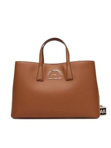 KARL LAGERFELD Torebka A3W30315 Brązowy. Brązowe torebki klasyczne KARL LAGERFELD, bez wzorów, ze skóry, bez dodatków. Za 669,99 zł.