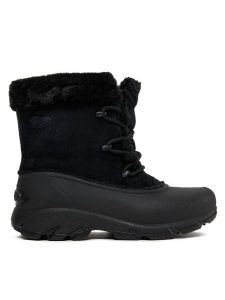 Sorel Śniegowce Snow Angel™ NL3482-010 Czarny. Czarne buty zimowe Sorel, ze skóry, bez obcasa, bez zapięcia. Za 539,99 zł.