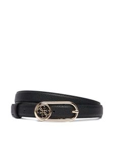 Guess Pasek Damski BW9279 P5425 Czarny. Czarne paski Guess, z aplikacjami, ze skóry. Za 189,99 zł.