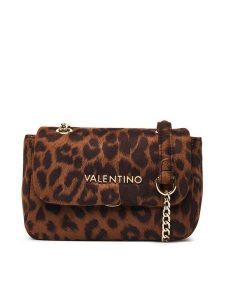 Valentino Torebka Ocarina Leo VBSABJ05 Brązowy. Brązowe torebki klasyczne Valentino, bez wzorów, z materiału, bez dodatków. Za 589,99 zł.