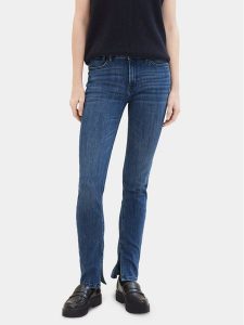 Tom Tailor Jeansy 1040758 Niebieski Slim Fit. Niebieskie jeansy Tom Tailor, bez wzorów, z bawełny. Za 199,99 zł.