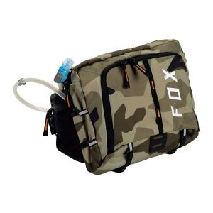 Nerka rowerowa Fox Racing 5L Lumbar Hydration Pack. Zielone nerki i saszetki FOX RACING, bez wzorów. W wyprzedaży za 395,75 zł.