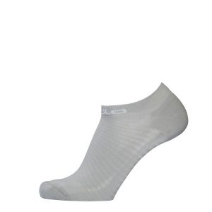 Skarpetki do biegania dla dorosłych Odlo Ceramicool INVISIBLE. Szare skarpetki ODLO, bez wzorów. Za 69,99 zł.