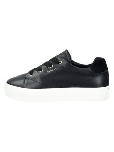 GANT Footwear Skórzane sneakersy "Avona" w kolorze czarnym rozmiar: 39. Niebieskie trampki GANT Footwear, bez wzorów, bez zapięcia. Za 404,95 zł.