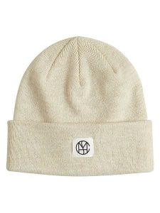 MOSS COPENHAGEN Czapka beanie "Mojo" w kolorze kremowym rozmiar: onesize. Białe czapki Moss Copenhagen, bez wzorów, z materiału. Za 68,95 zł.