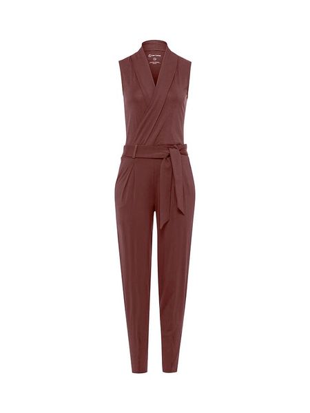 Les Lunes Kombinezon "Stella" w kolorze brązowym rozmiar: XS. Brązowe kombinezony Les Lunes, xs, bez wzorów, z tkaniny, bez kołnierzyka, bez ramiączek. Za 217,99 zł.