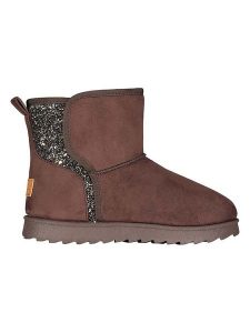 Geographical Norway Botki zimowe "Olga" w kolorze brązowym rozmiar: 41. Brązowe botki Geographical Norway, na zimę, bez wzorów, z futra, bez obcasa, bez zapięcia. Za 78,99 zł.