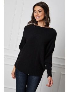 Joséfine Sweter "Dragor" w kolorze czarnym rozmiar: S. Czarne swetry oversize Joséfine, s, bez wzorów, z kaszmiru, bez ramiączek. Za 159,95 zł.