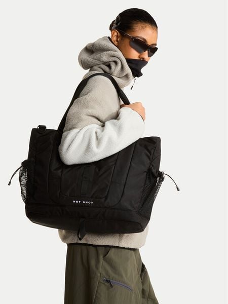 The North Face Torebka NF0A8JCFJK31 Czarny. Czarne shopper bag The North Face, bez wzorów, z materiału, bez dodatków. Za 449,99 zł.