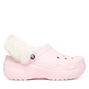 Klapki Crocs. Czerwone klapki Crocs, bez wzorów, bez obcasa. Za 309,99 zł.