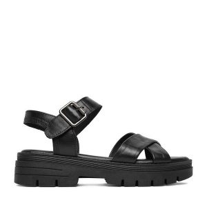 Sandały Lasocki. Czarne sandały Lasocki, bez wzorów, bez obcasa, na płaskiej podeszwie, bez zapięcia. Za 169,99 zł.