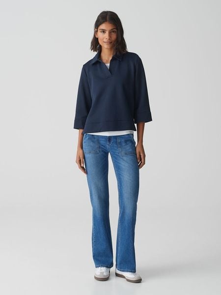 OPUS Bluza "Gonut" w kolorze granatowym rozmiar: 40. Niebieskie bluzy Opus, bez wzorów, bez kaptura. Za 143,99 zł.