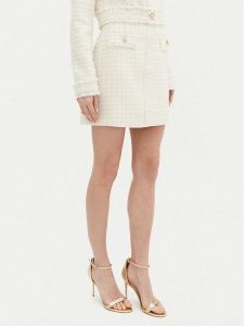 Guess Spódnica mini W5RD63 WGW82 Beżowy Regular Fit. Brązowe spódnice Guess, xl, z aplikacjami, z syntetyku, mini. Za 237,00 zł.