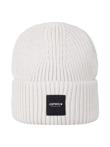 Icepeak Czapka beanie w kolorze białym rozmiar: onesize. Białe czapki Icepeak, bez wzorów, z materiału. Za 65,85 zł.