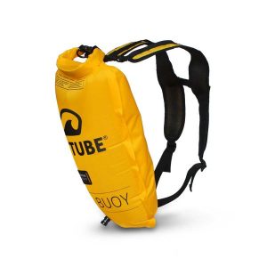 Paski naramienne do bojki RESTUBE swim buoy do przekształcenia w plecak. Białe plecaki RESTUBE. Za 59,99 zł.
