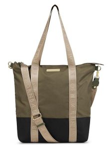 Ilse Jacobsen Shopper bag w kolorze khaki - 42 x 45 cm rozmiar: onesize. Brązowe shopper bag Ilse Jacobsen, bez wzorów, z materiału, na ramię, bez dodatków. Za 121,99 zł.